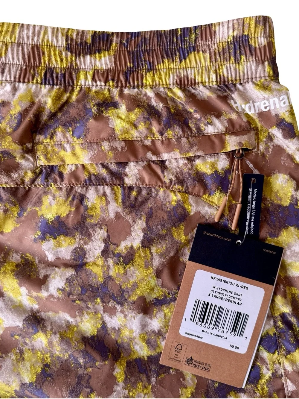 NWT The North Face Women's Hydrenaline 2.75” Shorts 2000 Size XL